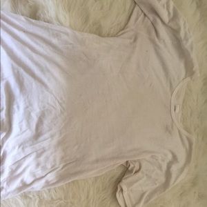 White throw shirt